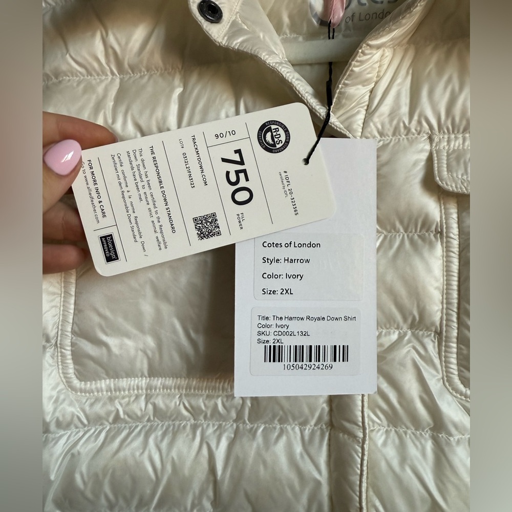 NWT!! Cotes of London down jacket! - Picture 2 of 8